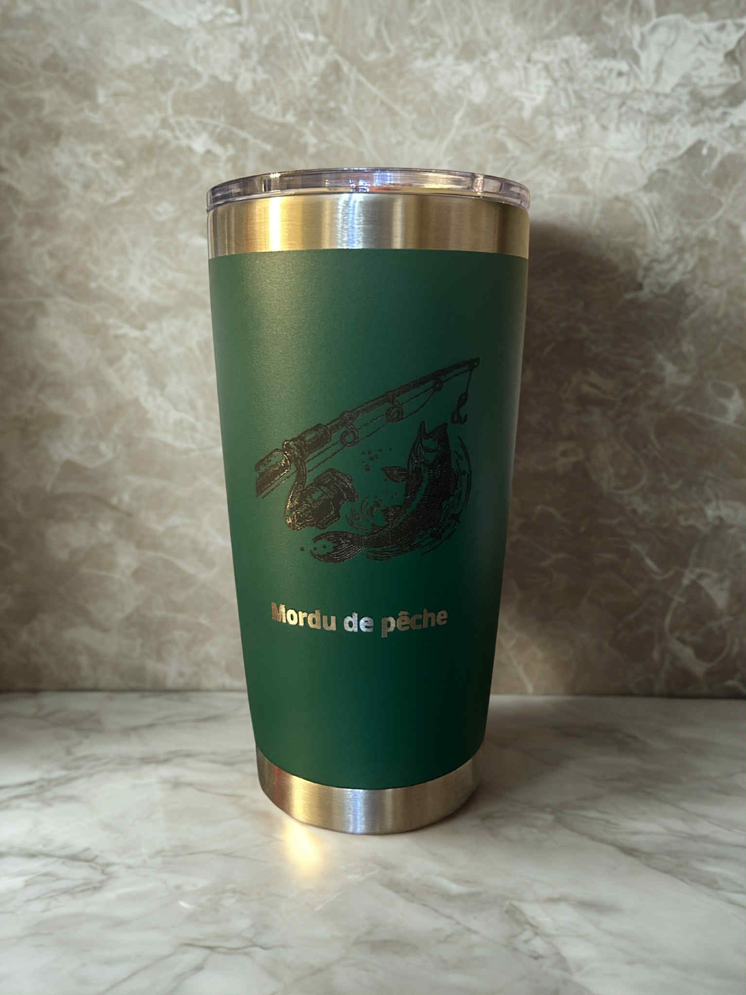 Tasse à café (mordu de pêche)